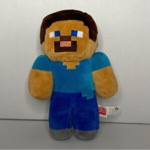 Minecraft Steve Plush Mattel 9" Stuffed Doll Figure Mojang Video Game
